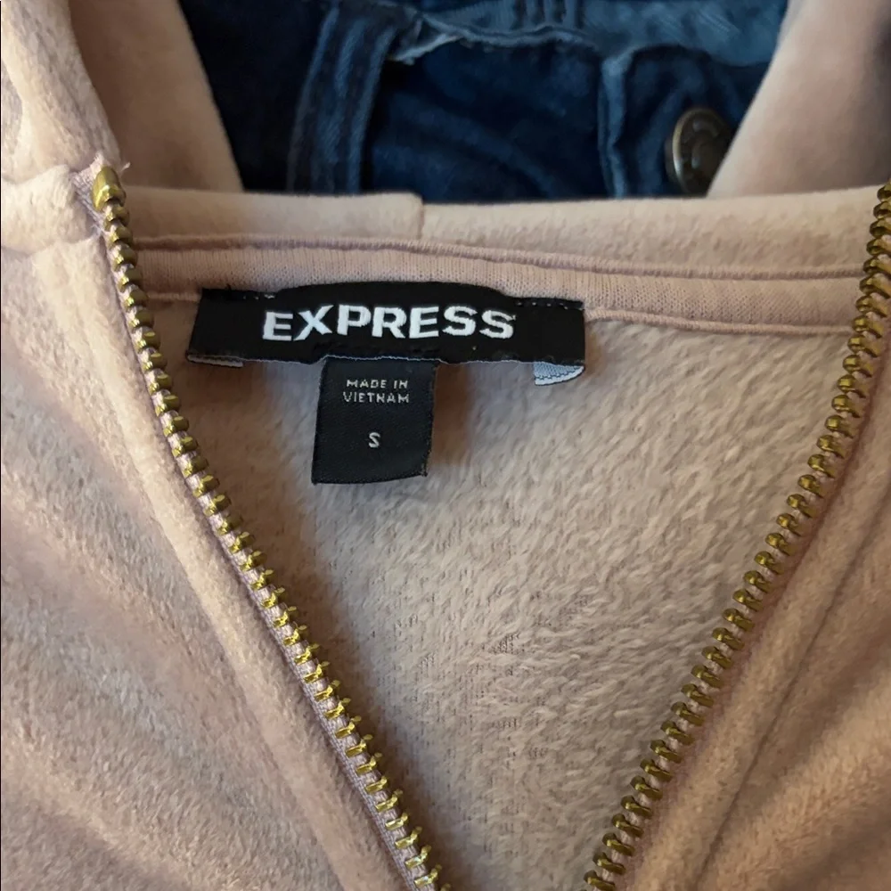 Express Mauve Cropped Jacket - Picture 2 of 7